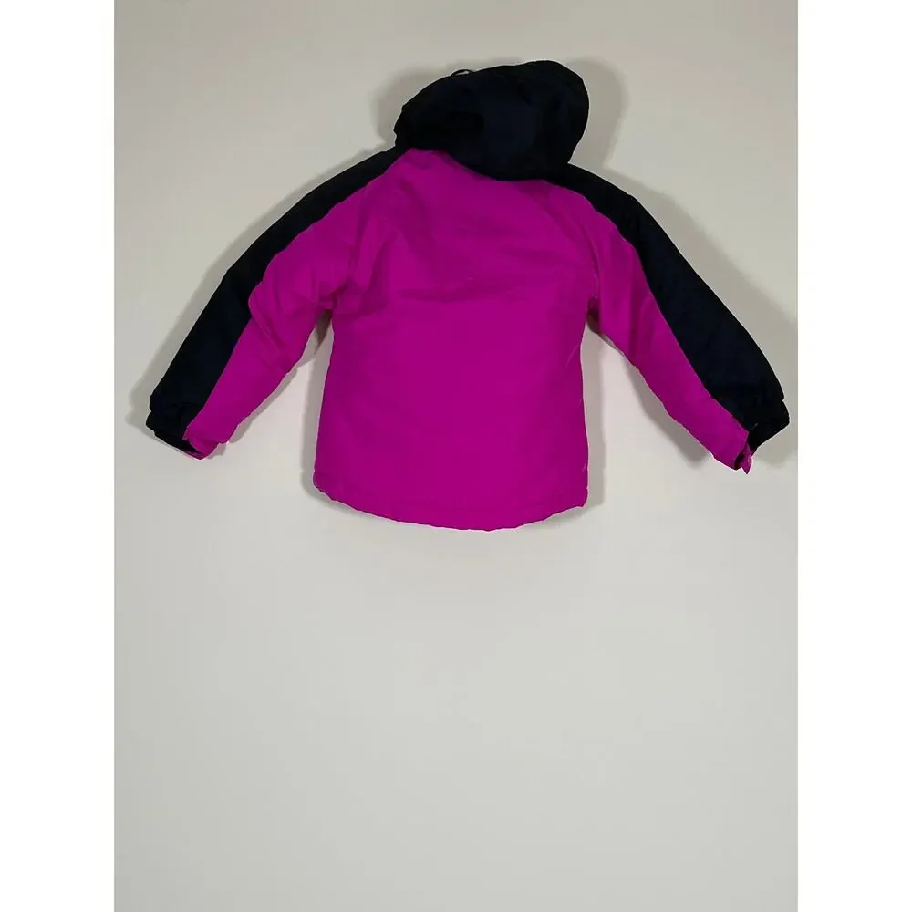 The Children’s Place Girls 3-in-1 Ski Jacket Pink Size Small 5/6 Hooded Winter
